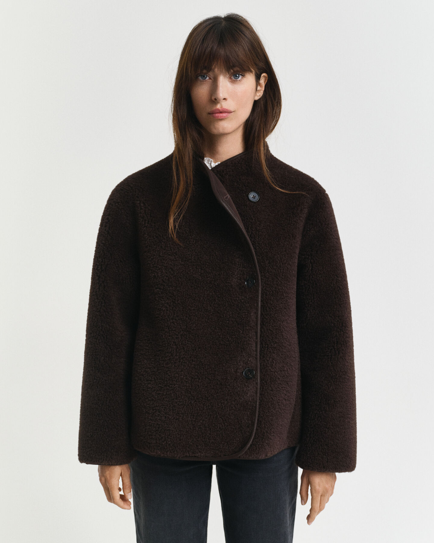 Giacca in shearling sintetico