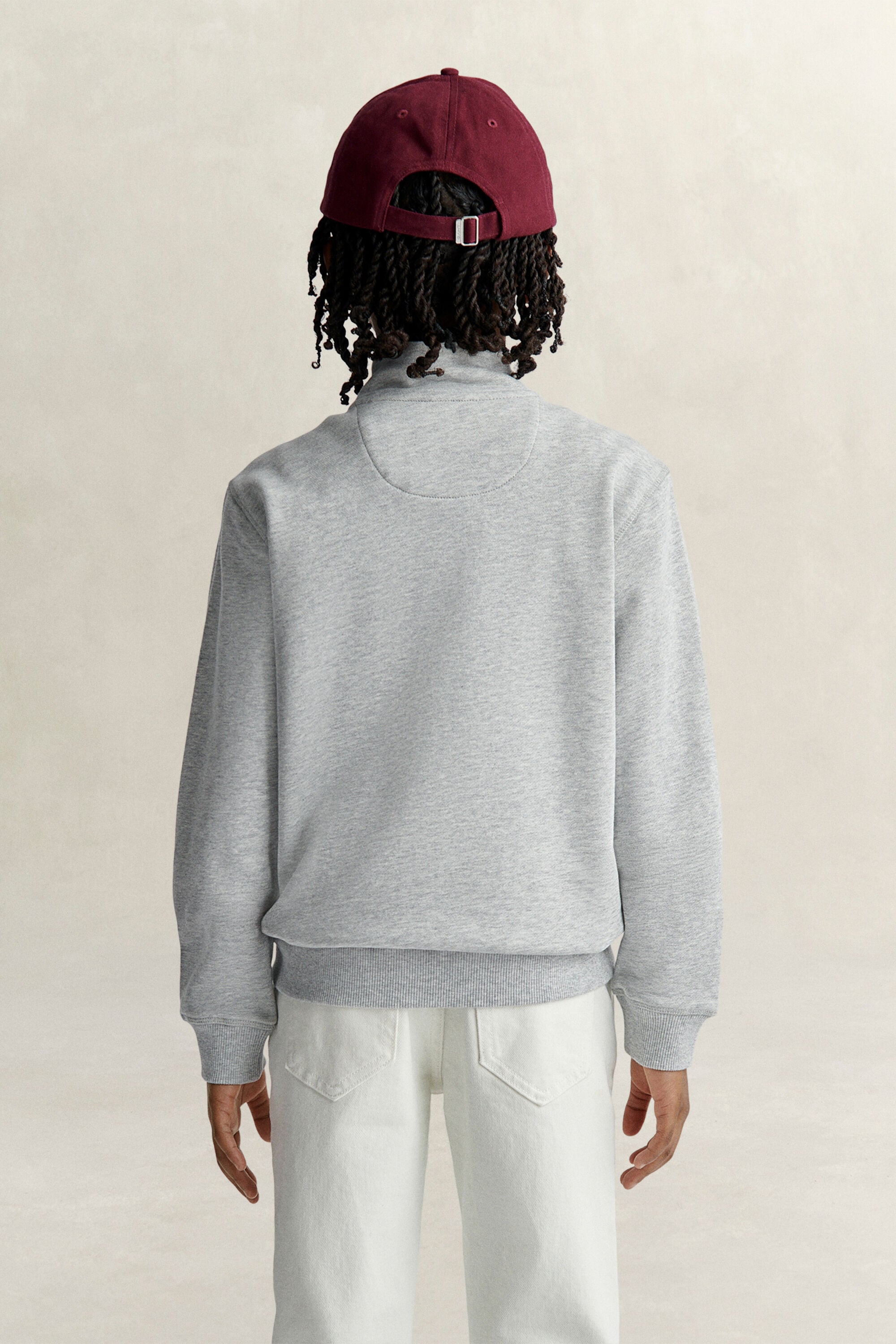 Felpa Shield con zip corta Teen Boys