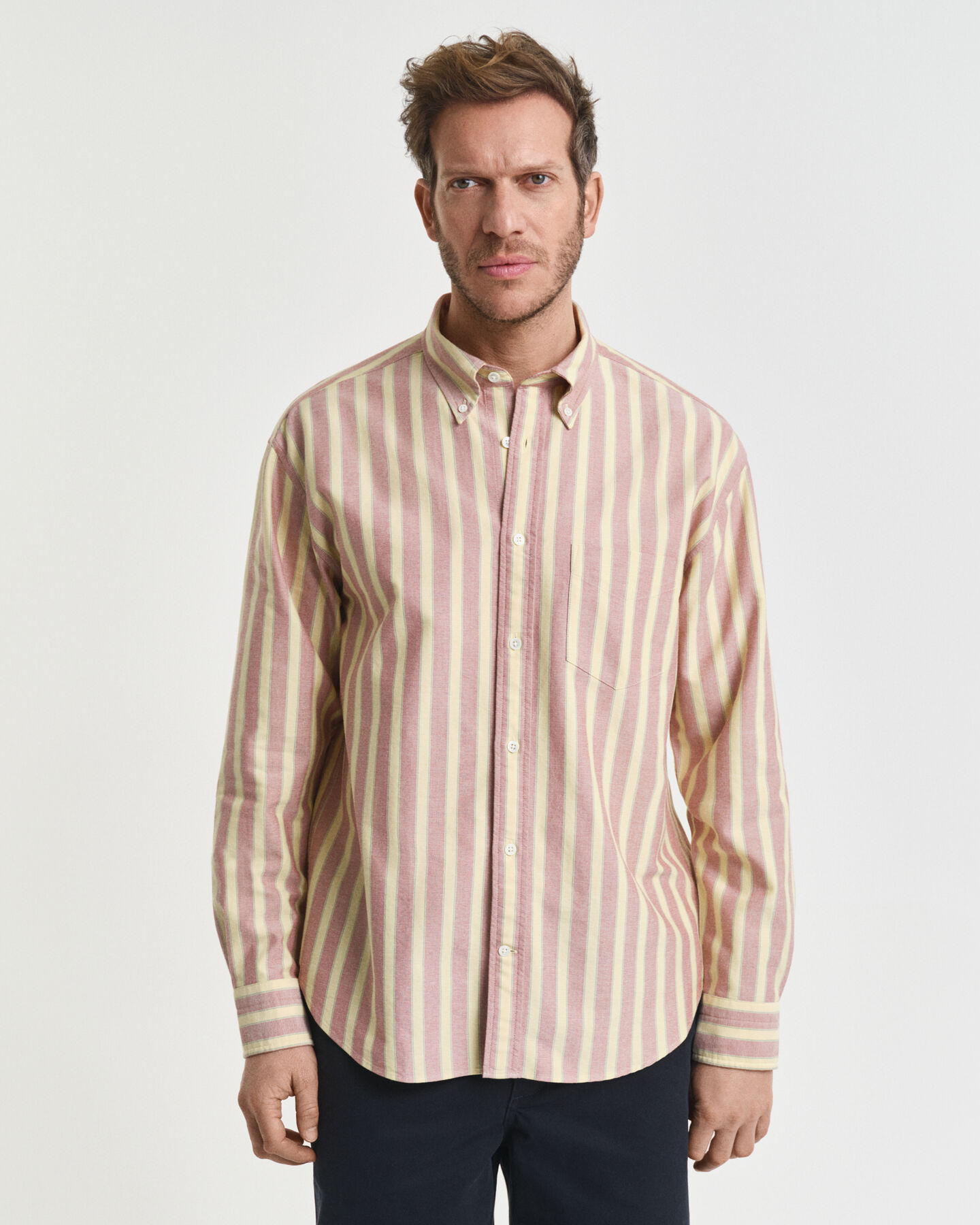 Camicia Oxford a righe Heritage relaxed fit