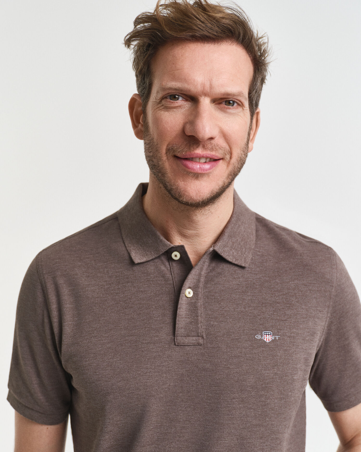 Polo Shield in piqué regular fit