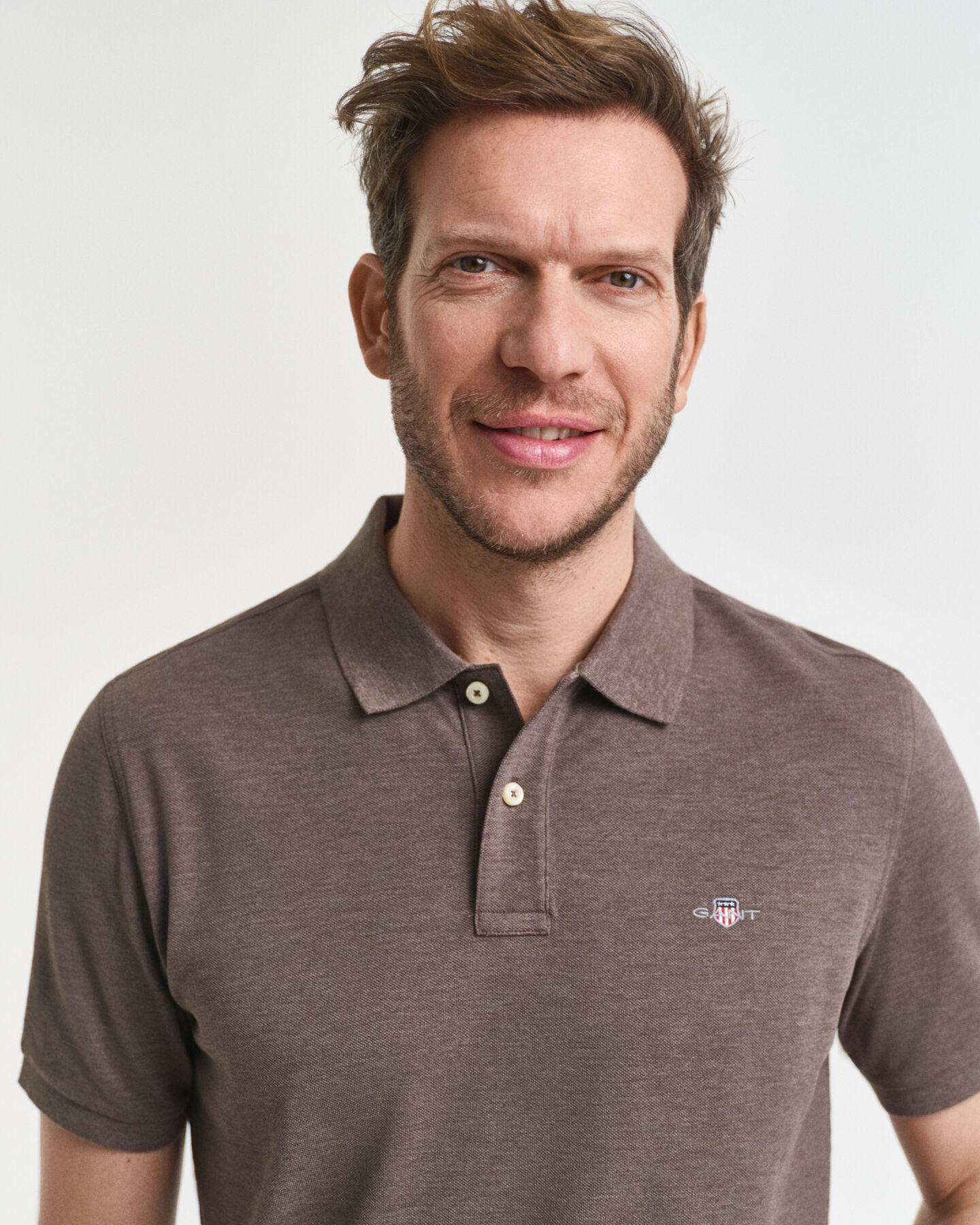 Polo Shield in piqué regular fit