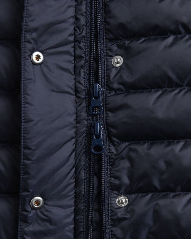 Piumino smanicato leggero