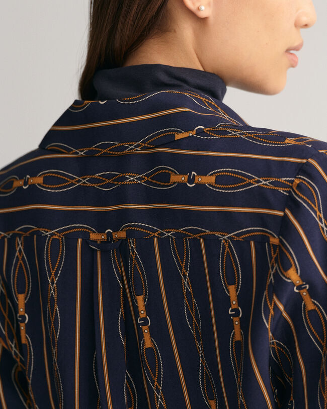 Abito a portafoglio Rope a righe regular fit