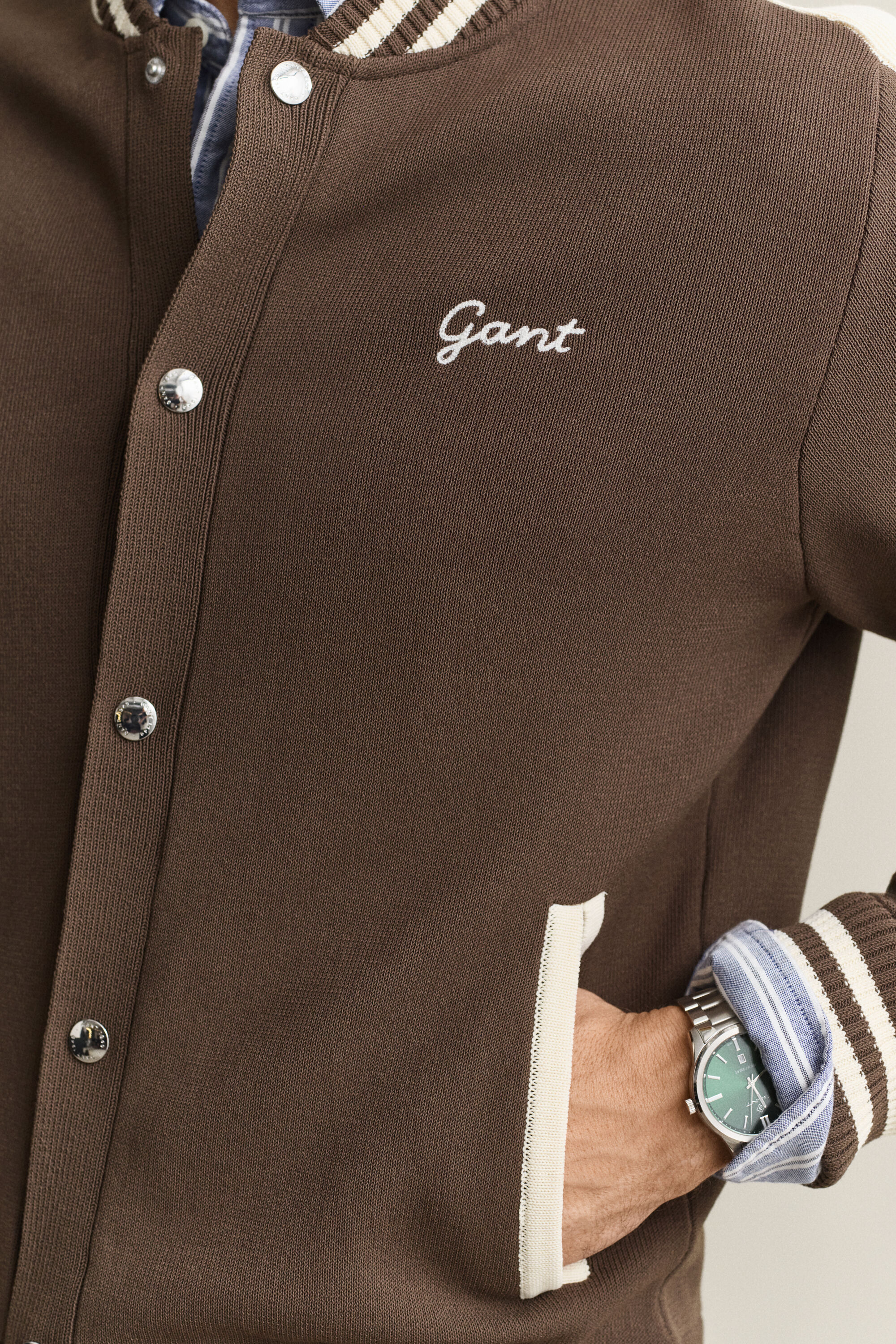 Giacca bomber a maglia