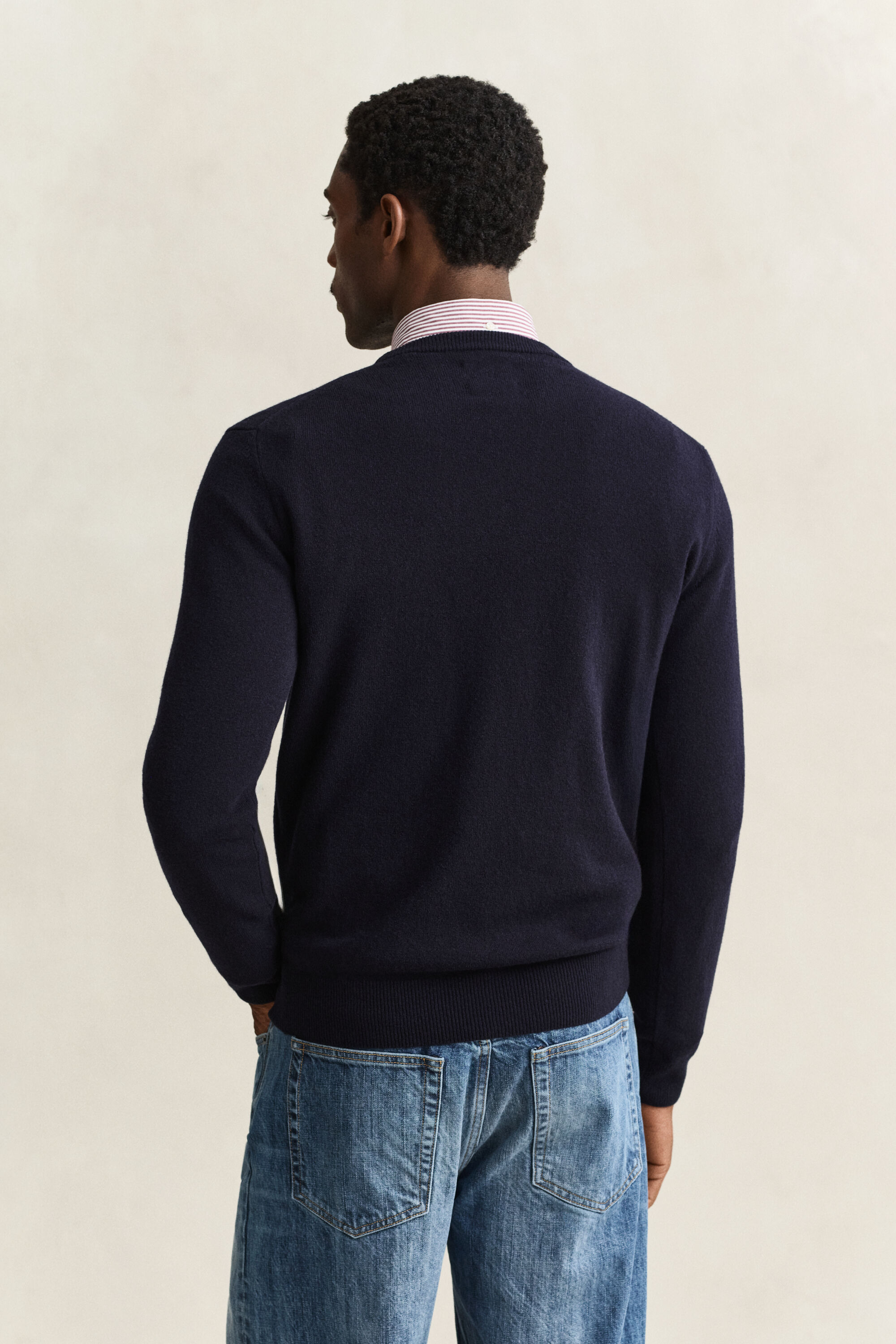 Maglia girocollo in lana d’agnello