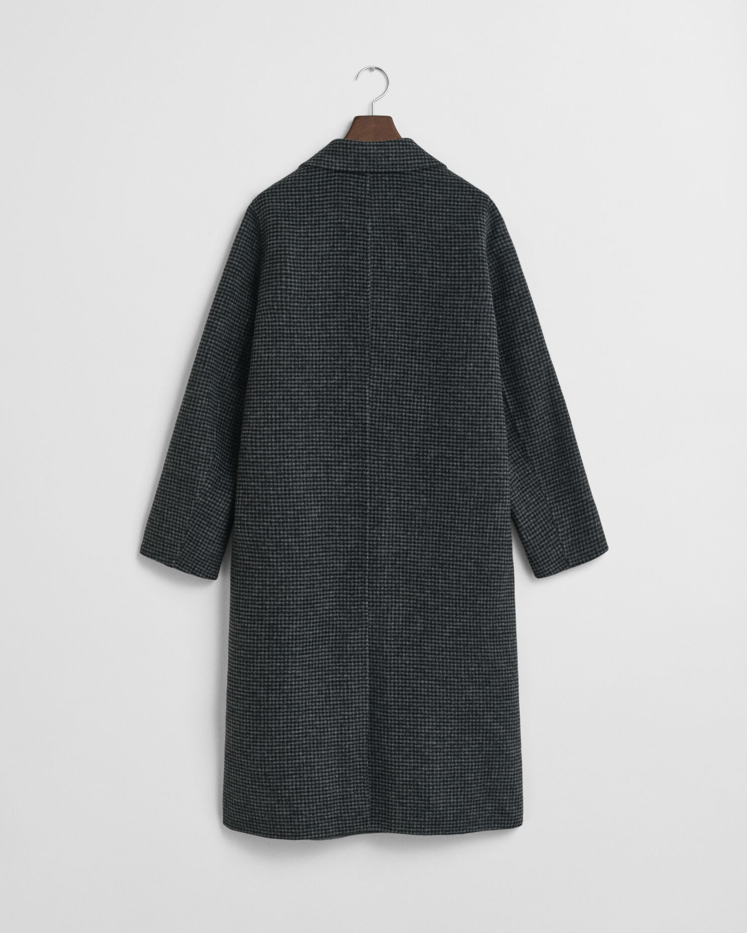 Cappotto cucito a mano a quadri