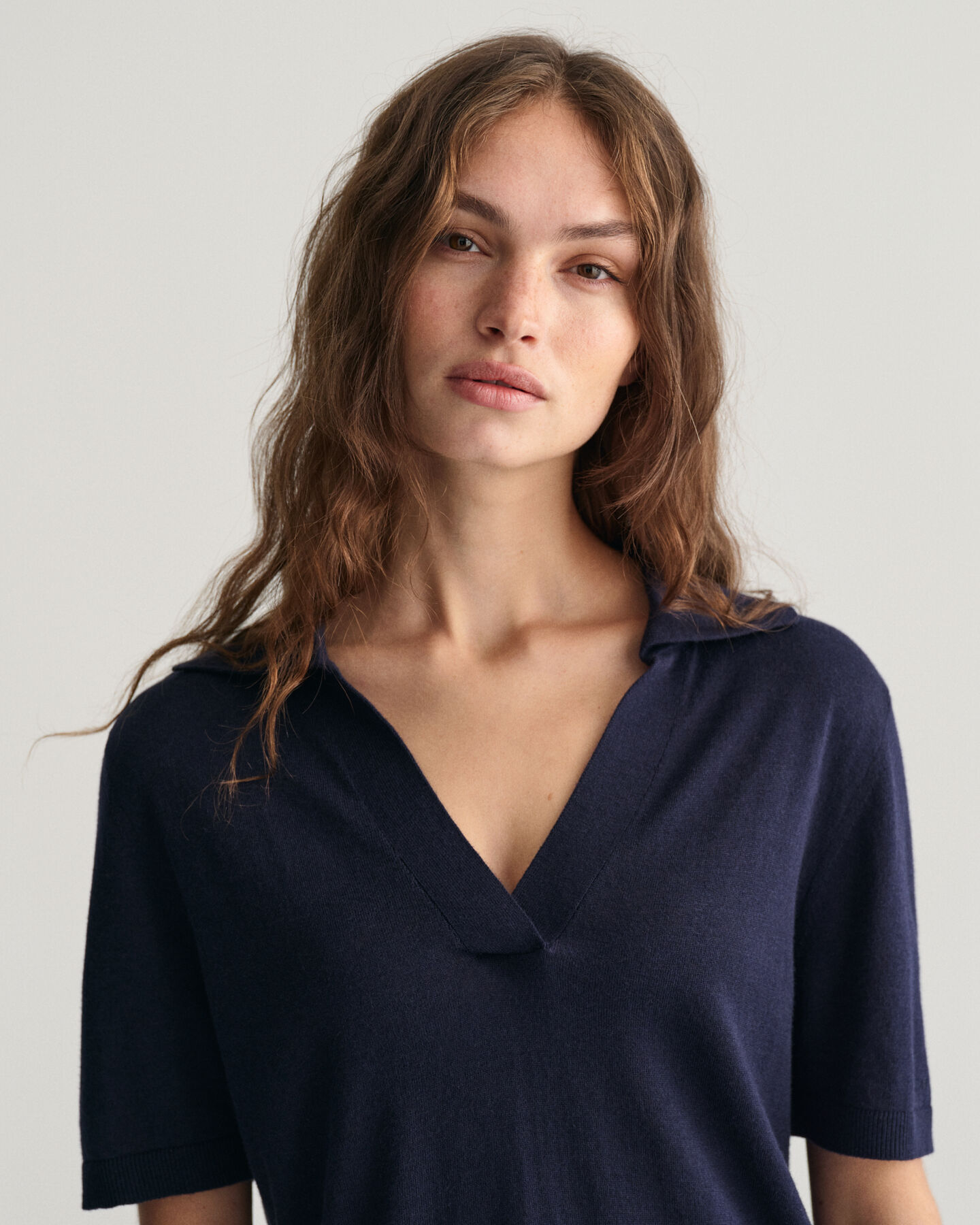 Rugger a maniche corte in maglia fine