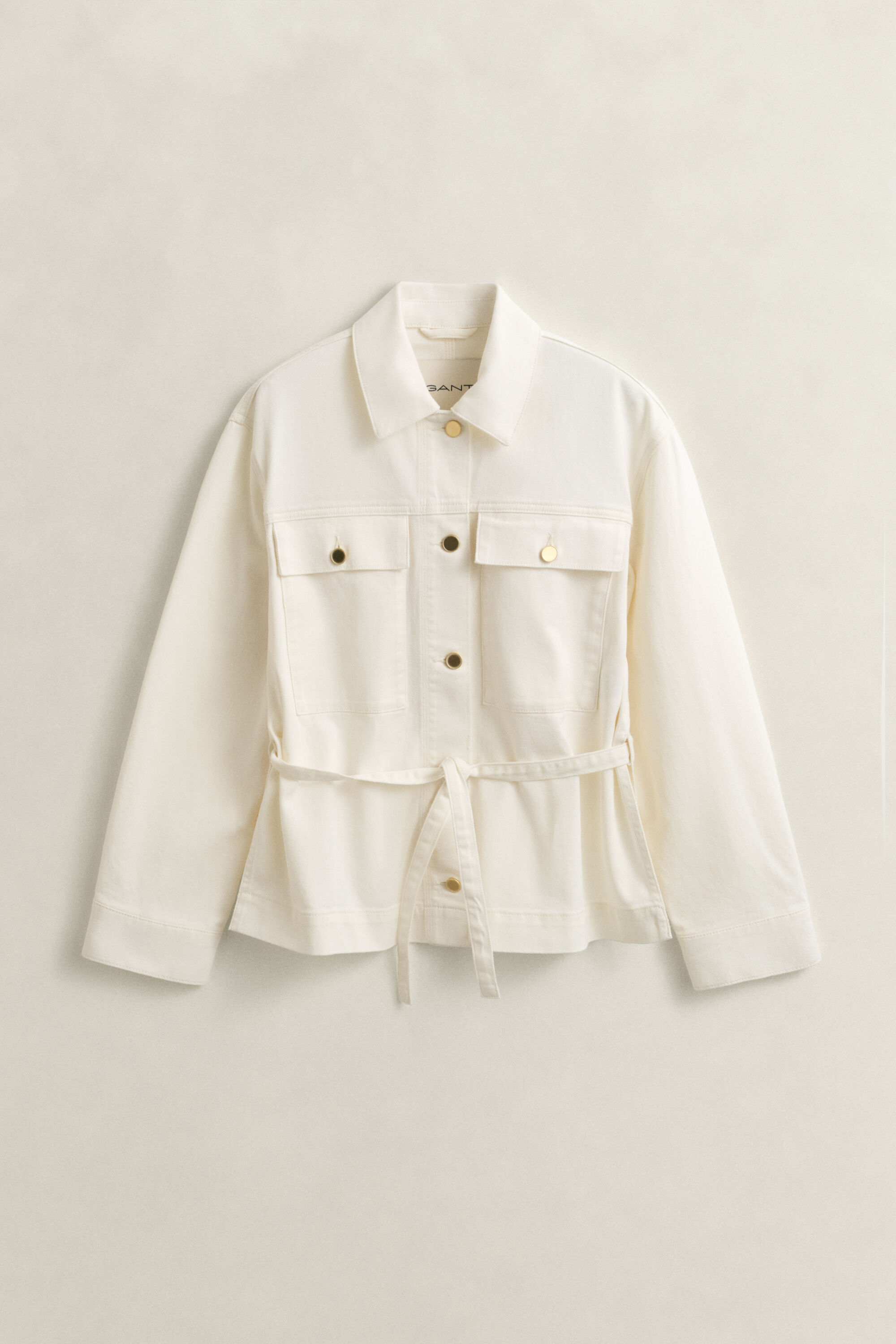 Giacca in denim con laccetti