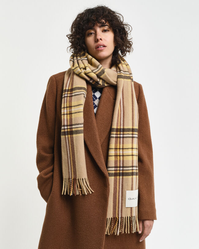 Sciarpa in misto cashmere a quadri Tartan