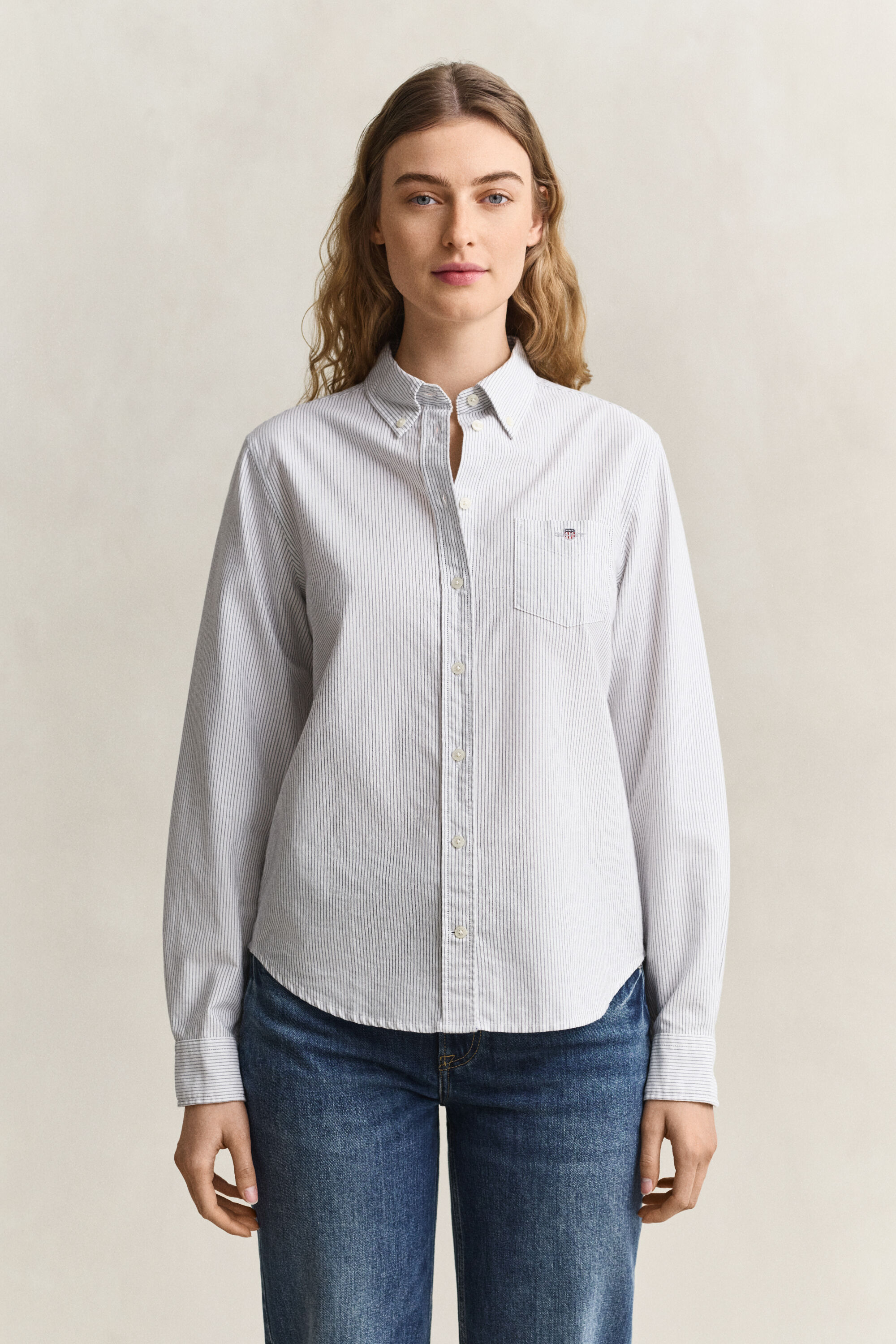 Camicia Oxford classica a righe