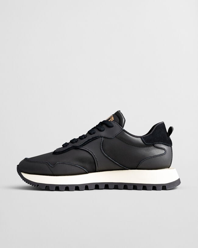 Sneakers Caffay in camoscio e raso