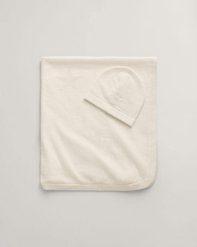 Set regalo Baby coperta e berretto