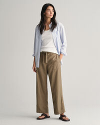 Pantaloni con cintura in vita relaxed fit