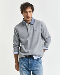 Heavy Rugger con colletto in chambray