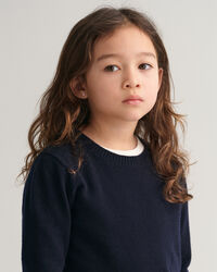 Maglia girocollo in lana d&rsquo;agnello Shield Kids