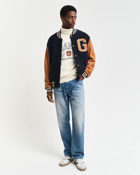 GANT Varsity Jacket in lana e pelle