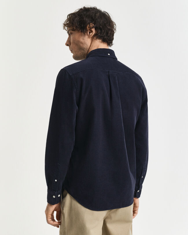 Camicia in velluto a coste regular fit