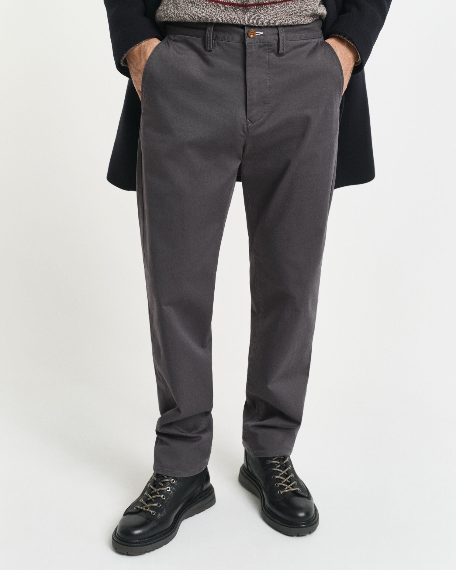 Pantaloni chino in twill regular fit