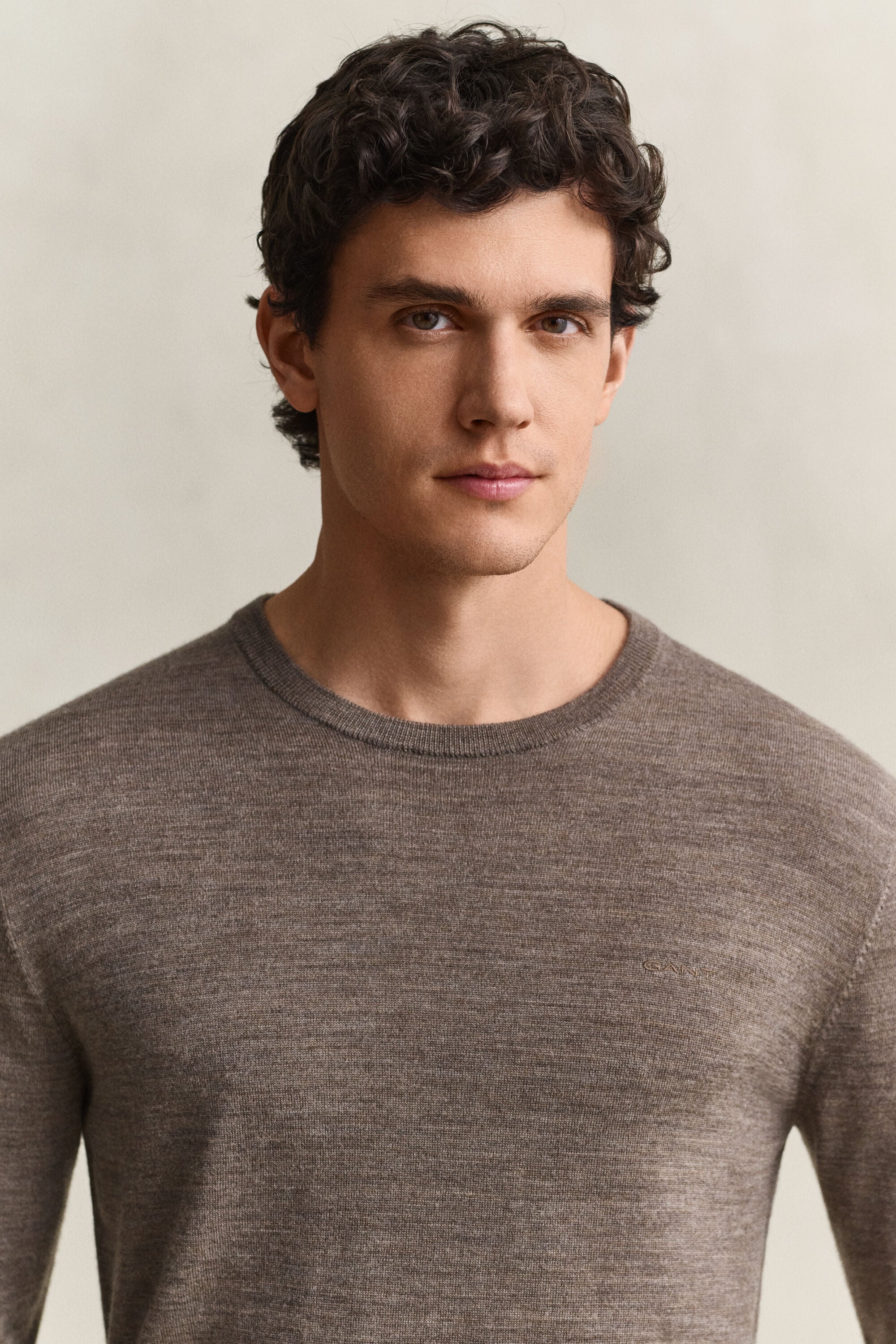 Maglia girocollo in lana merino