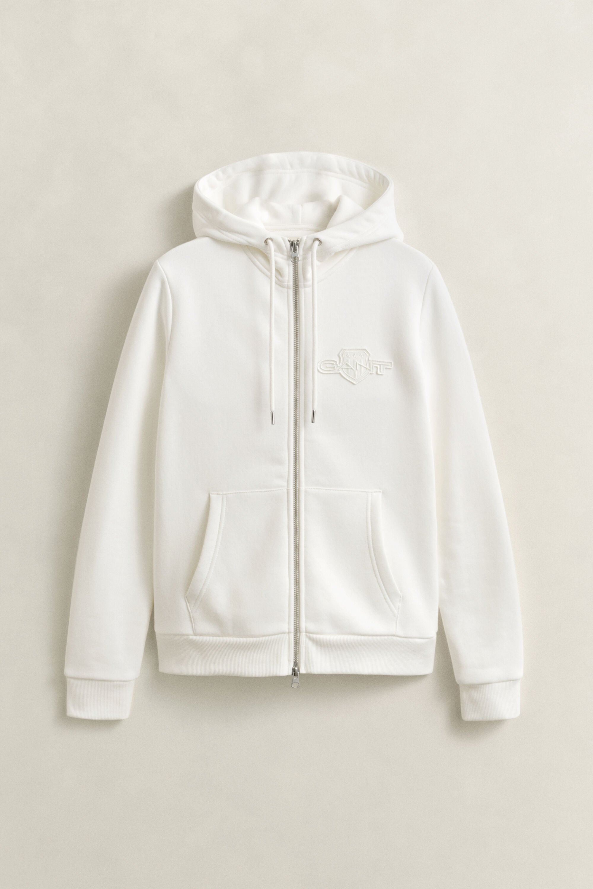 Felpa con zip e cappuccio Tonal Shield