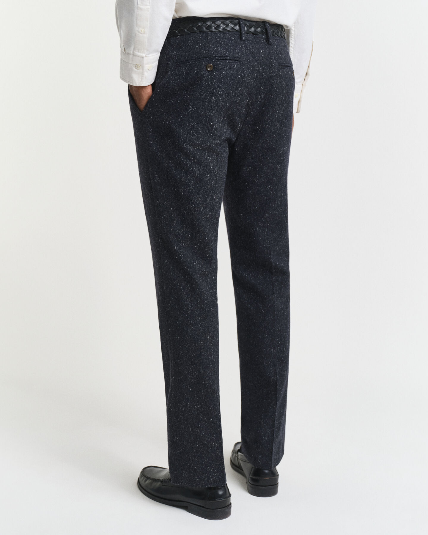 Pantaloni da abito in Donegal slim fit