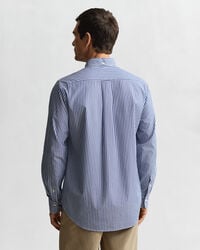 Camicia classica in popeline a righe regular fit