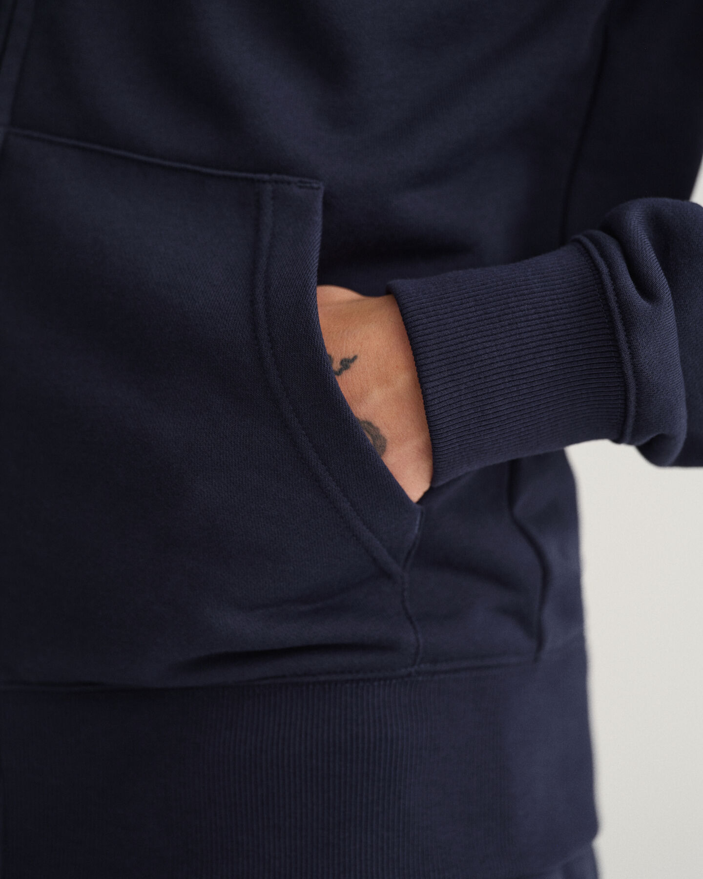 Cardigan Original con zip lunga