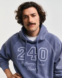 Felpa con cappuccio d&eacute;lav&eacute; vintage