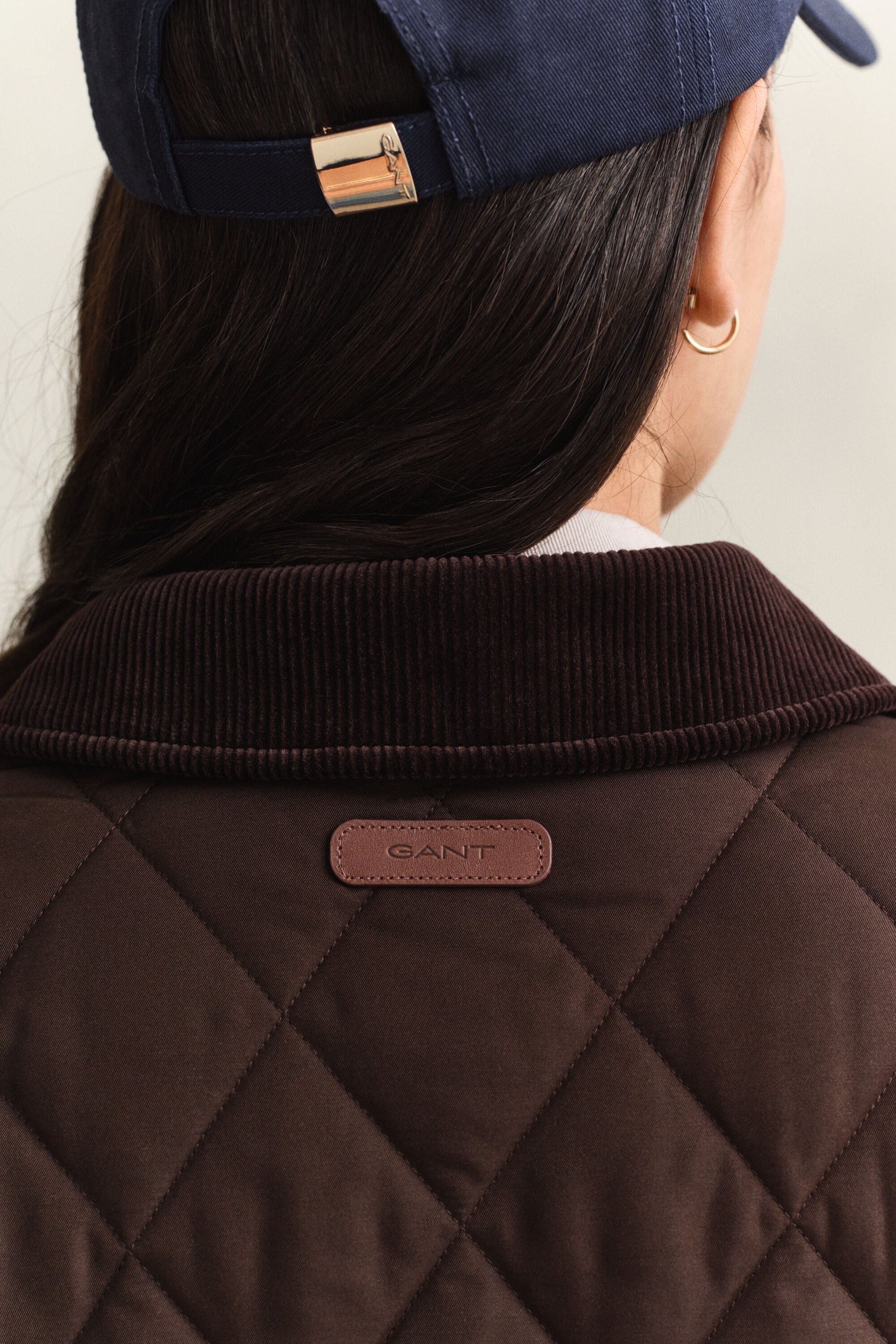 Cappotto trapuntato aderente