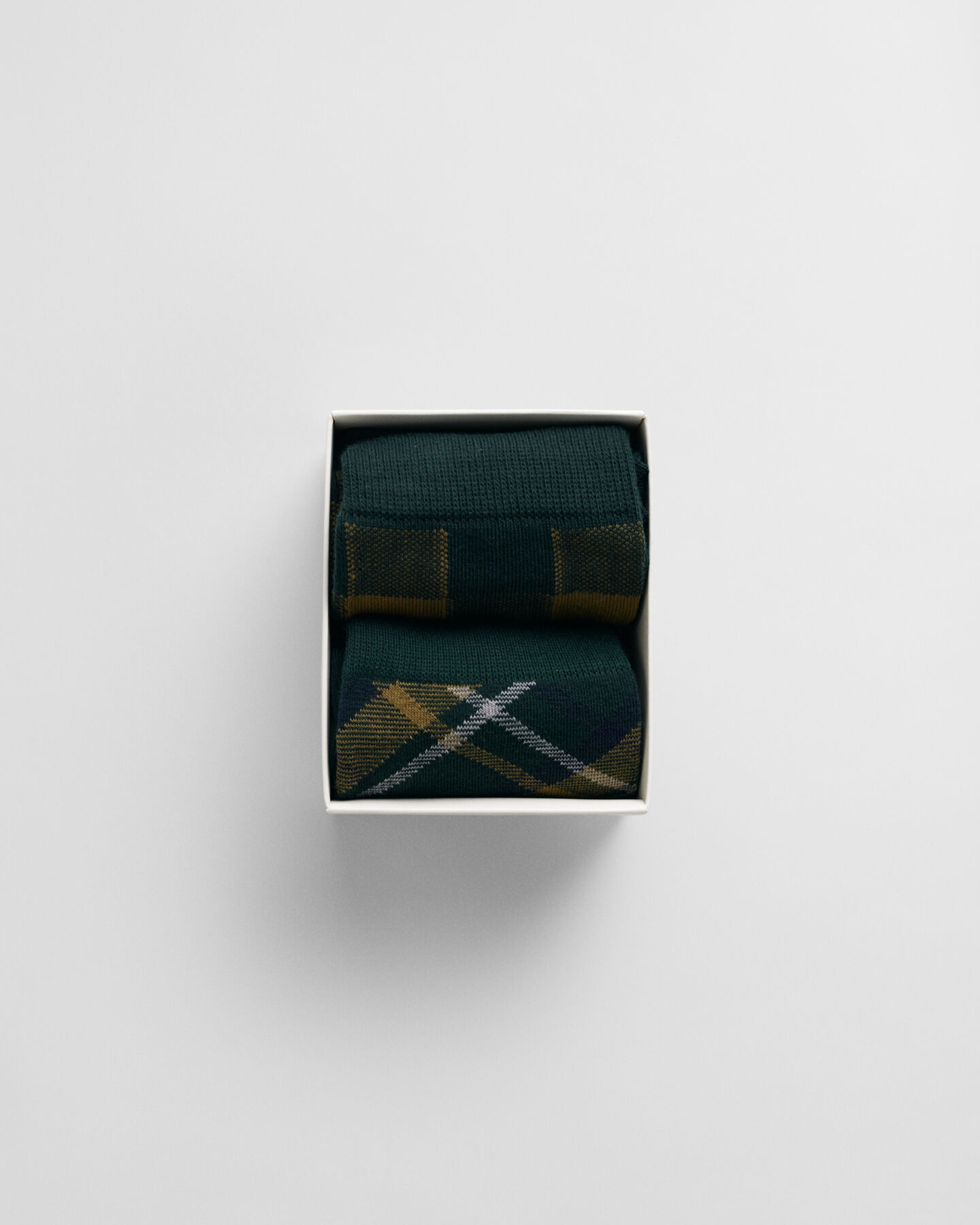 Confezione regalo da 2 paia di calzini a quadri