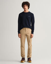 Pantaloni chino Hallden in twill slim fit