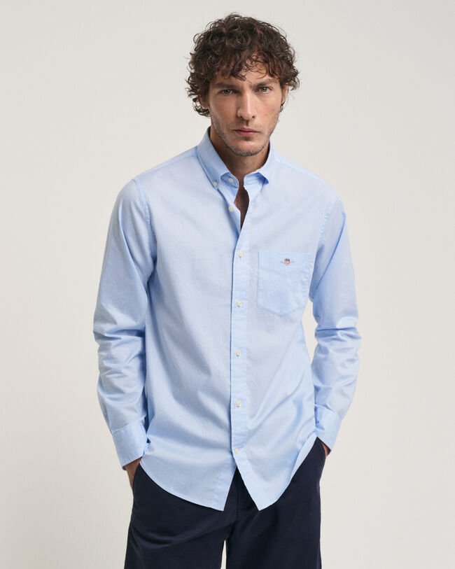 Camicia Seasonal Essential in popeline Archive Shield regular fit