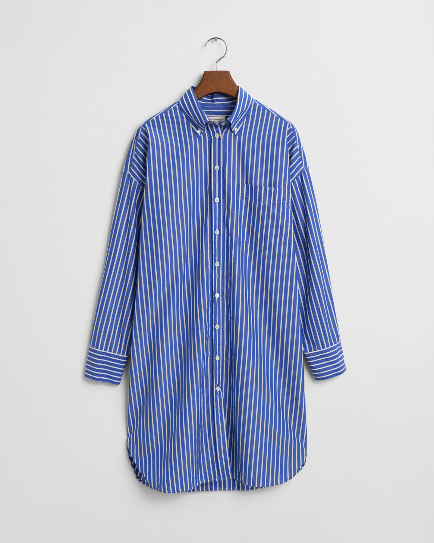 Abito chemisier a righe oversize