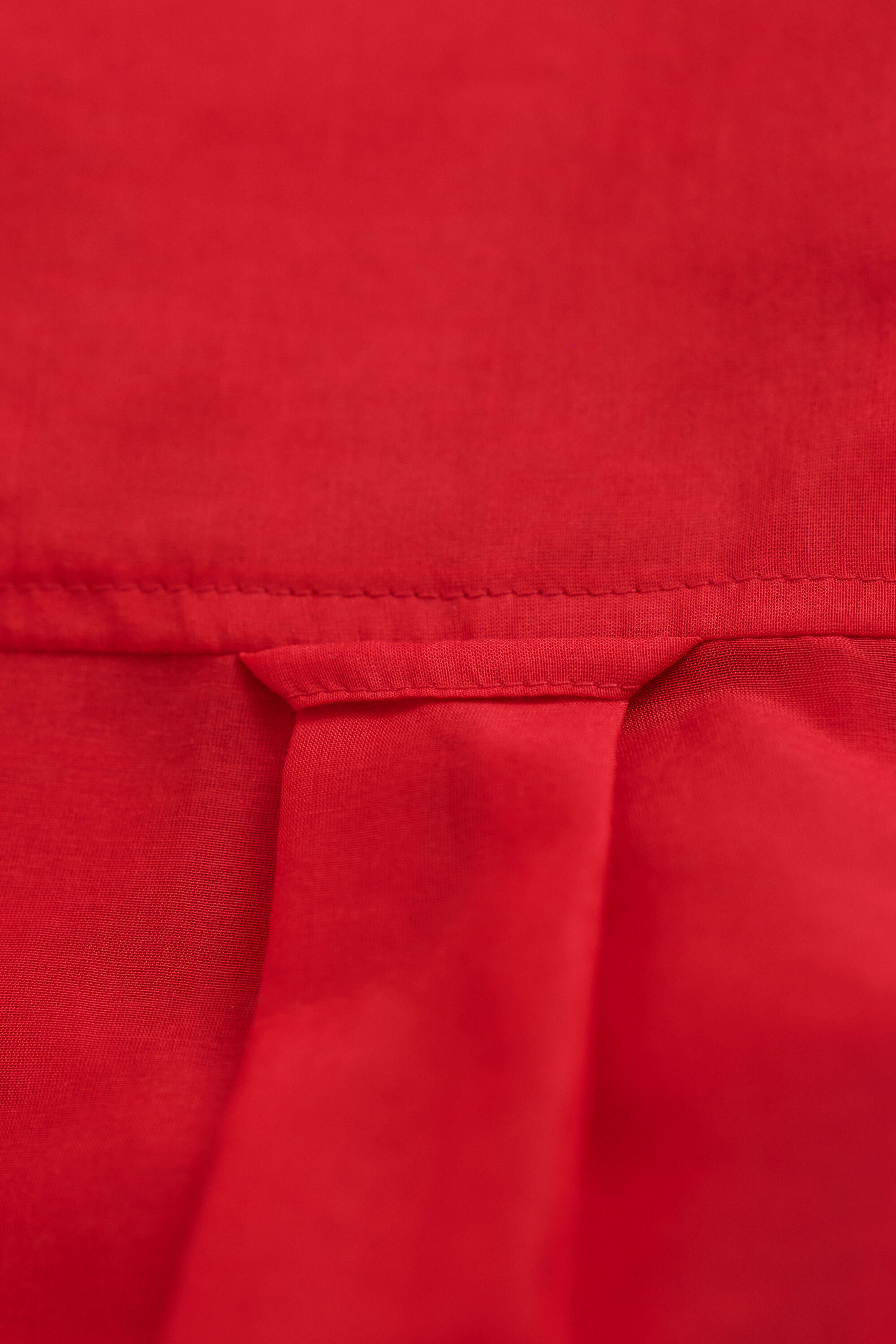 Camicia in cotone e seta con fiocco