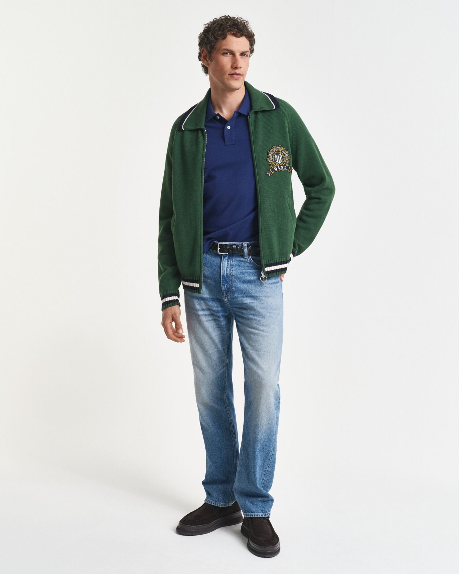 Polo Shield in piqué regular fit