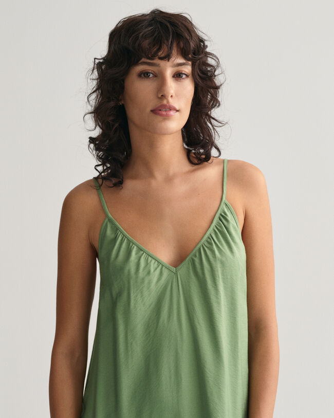 Abito lungo con spalline