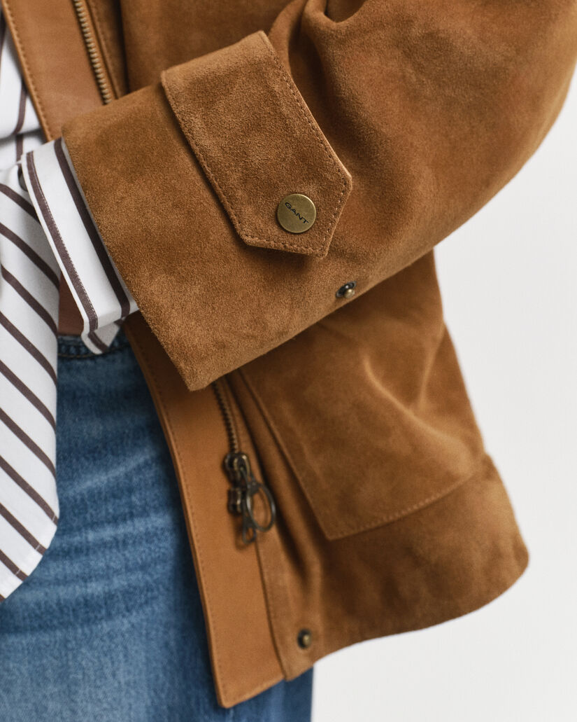 Giacca Barn in camoscio