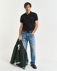 Polo Shield in piqué slim fit