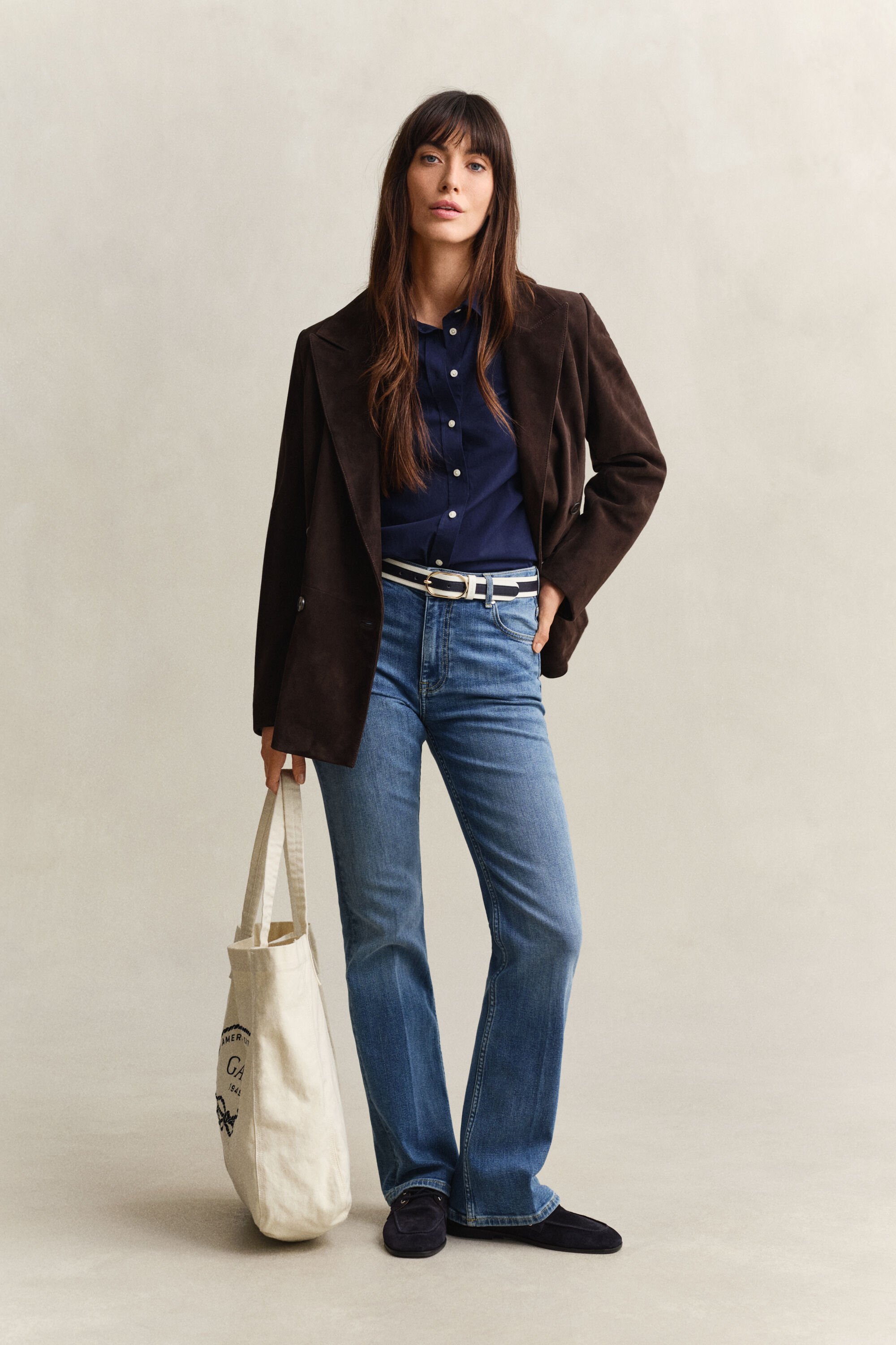 Camicia classica in popeline regular fit