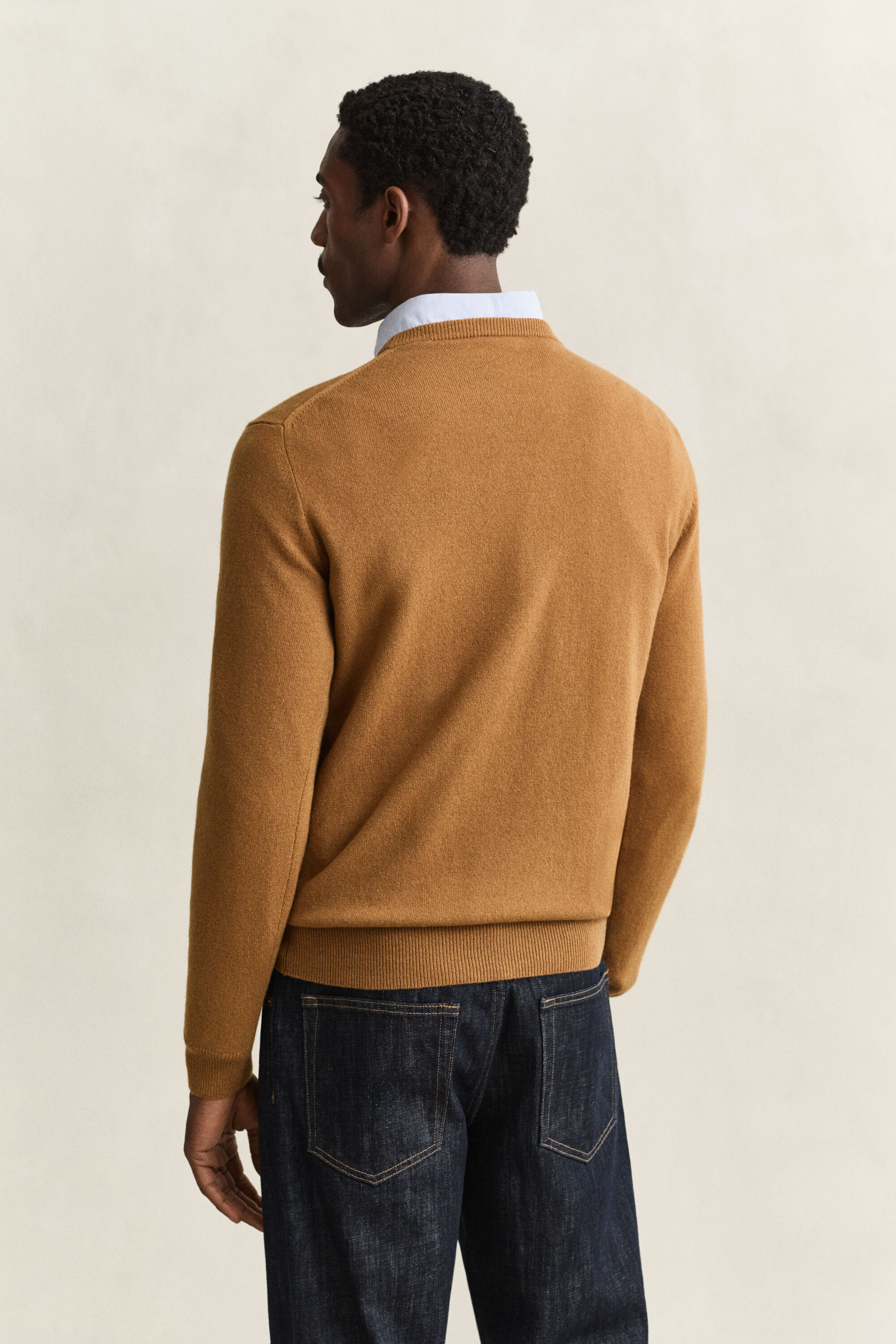 Maglia girocollo in lana d’agnello