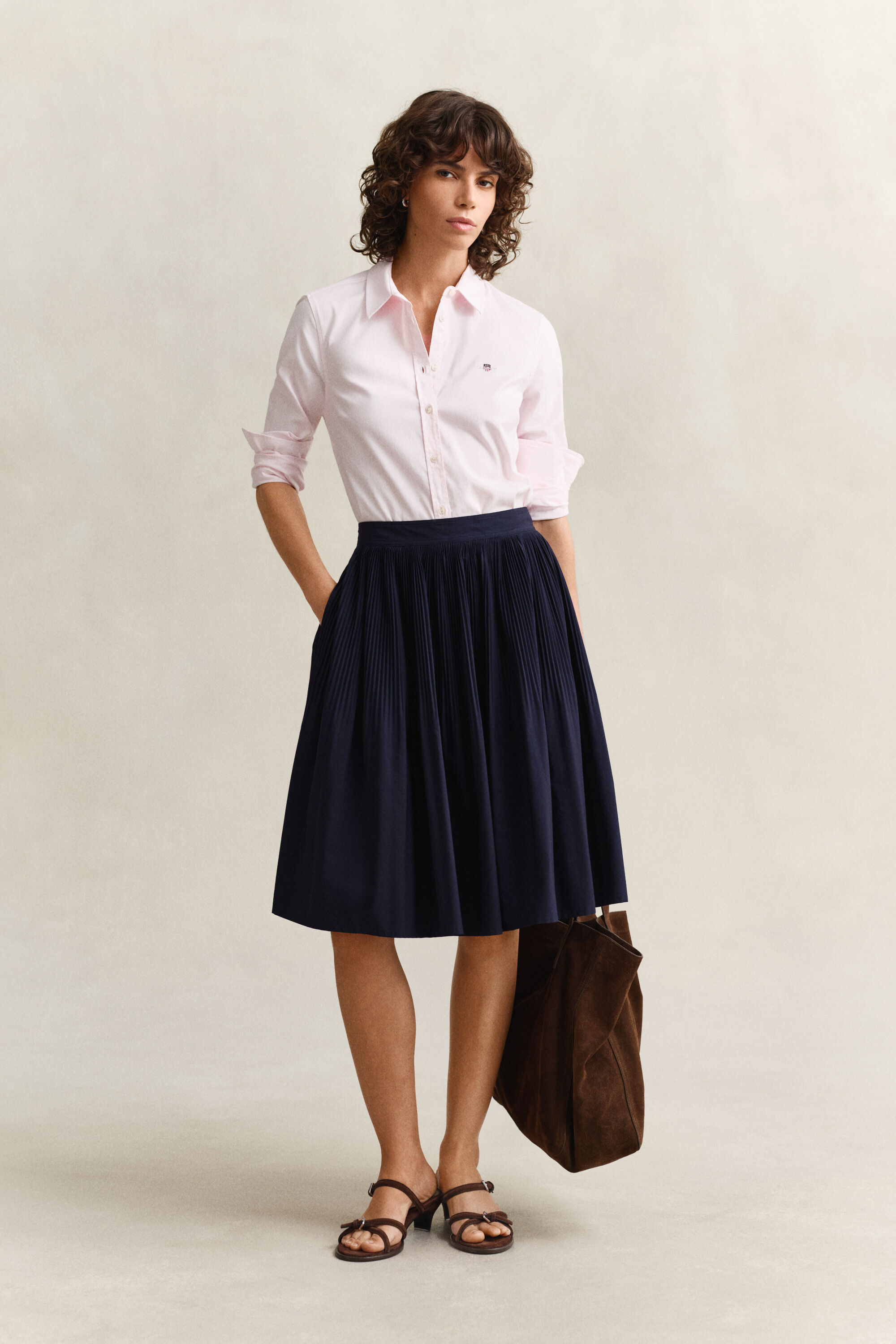 Camicia Oxford elasticizzata