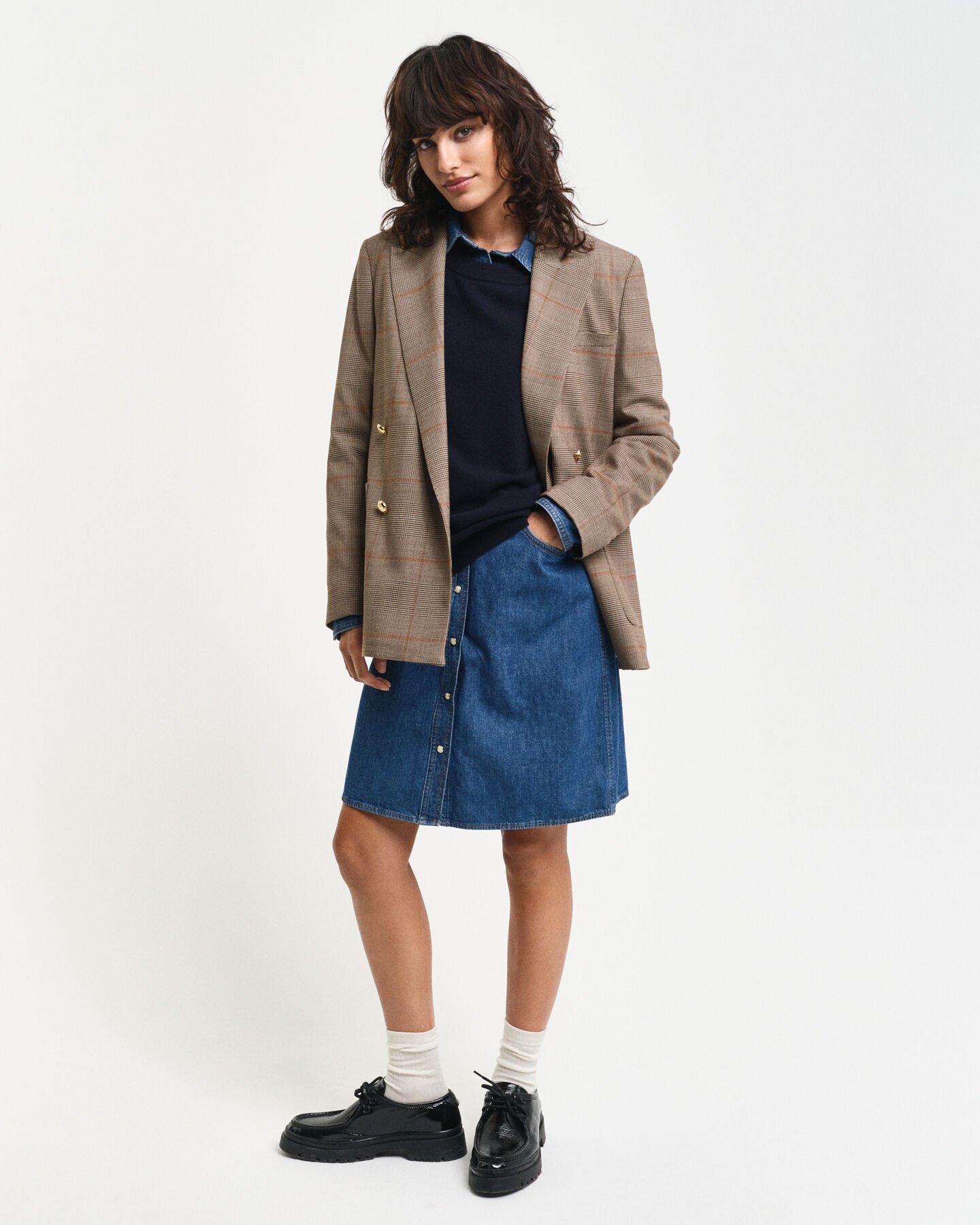 Maglia girocollo in lana d&rsquo;agnello extrafine