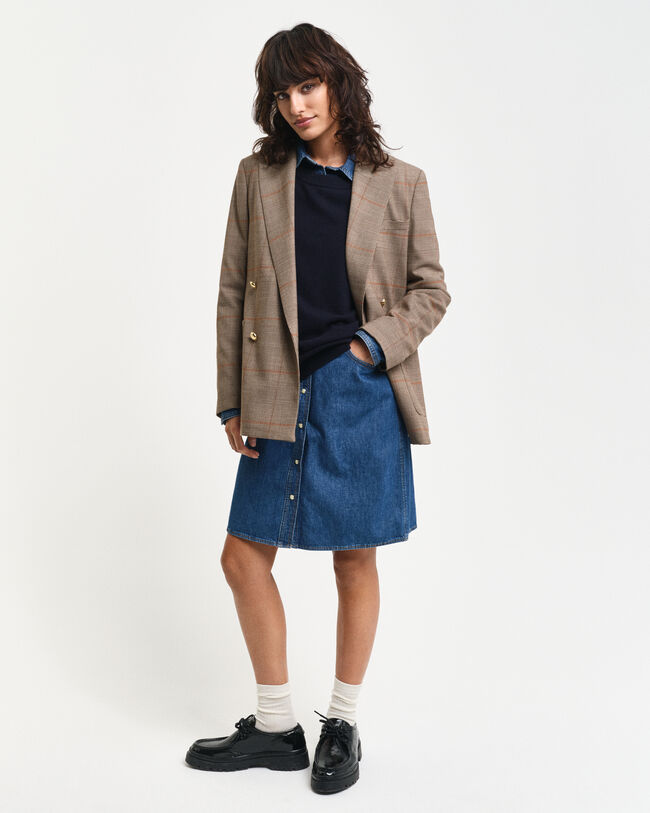 Maglia girocollo in lana d&rsquo;agnello extrafine