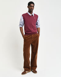 Piumino smanicato in cotone classico