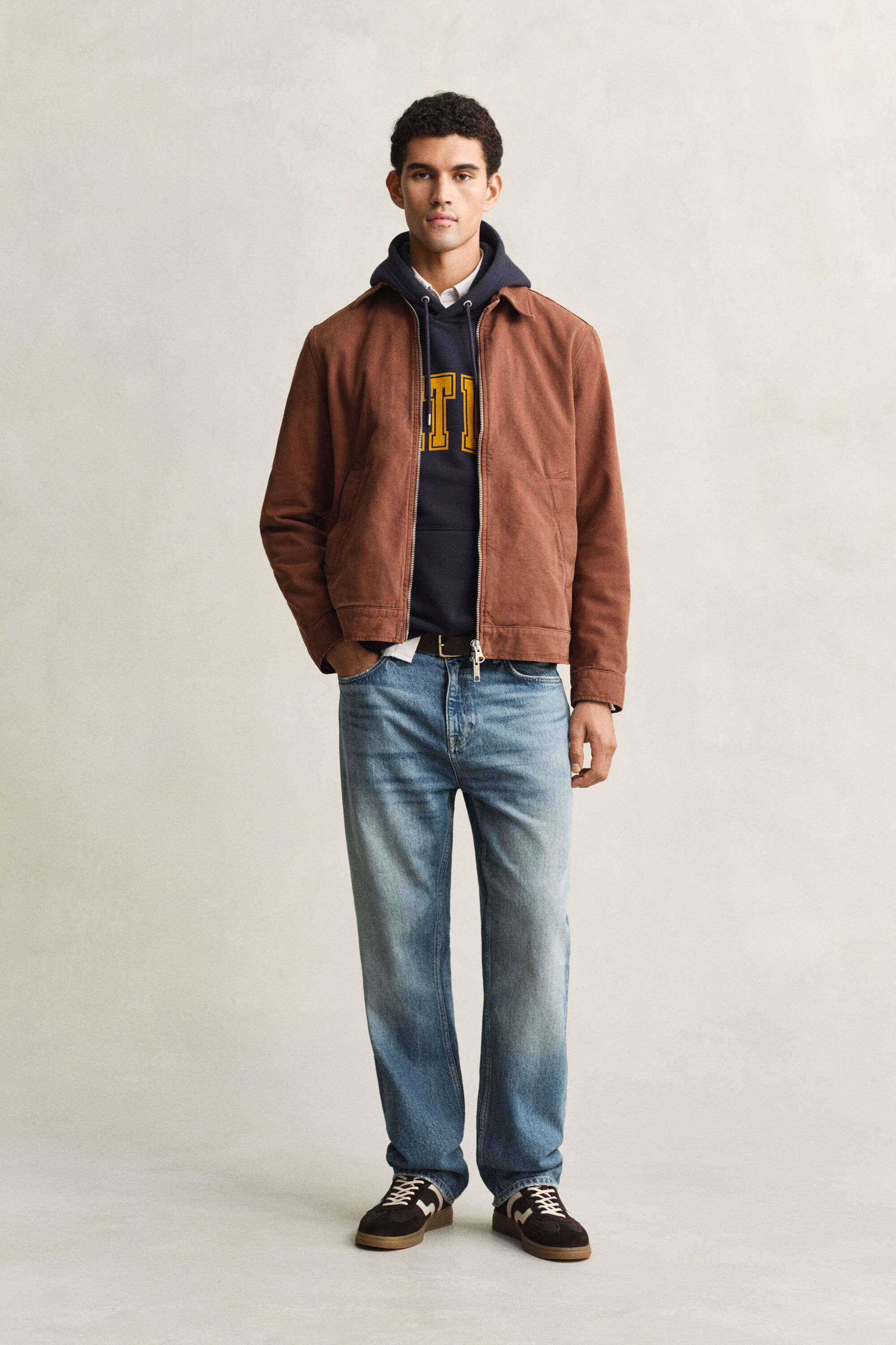 Giacca in tela di cotone