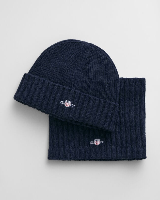 Set regalo berretto e scaldacollo in lana Kids