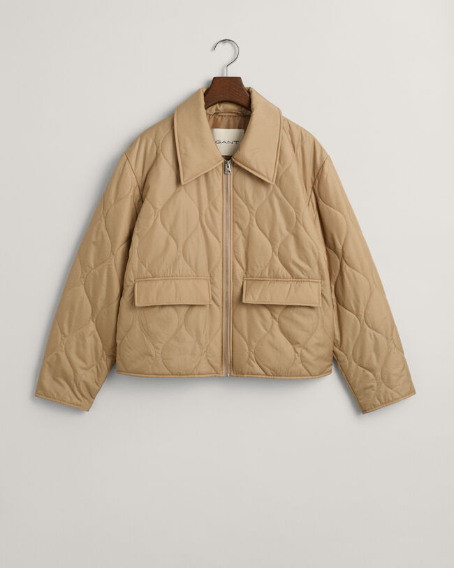 Giacca con colletto trapuntata