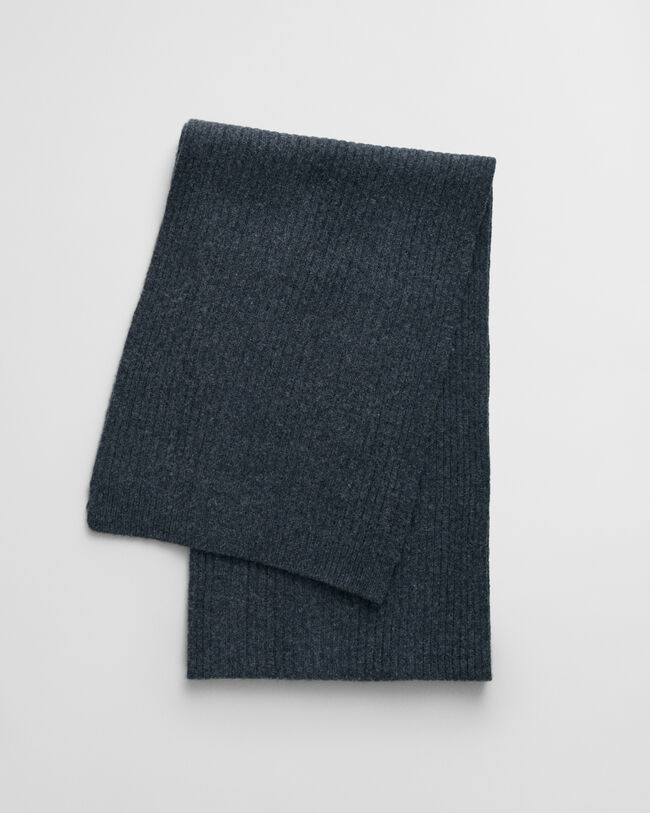 Sciarpa in lana fine lavorata a maglia