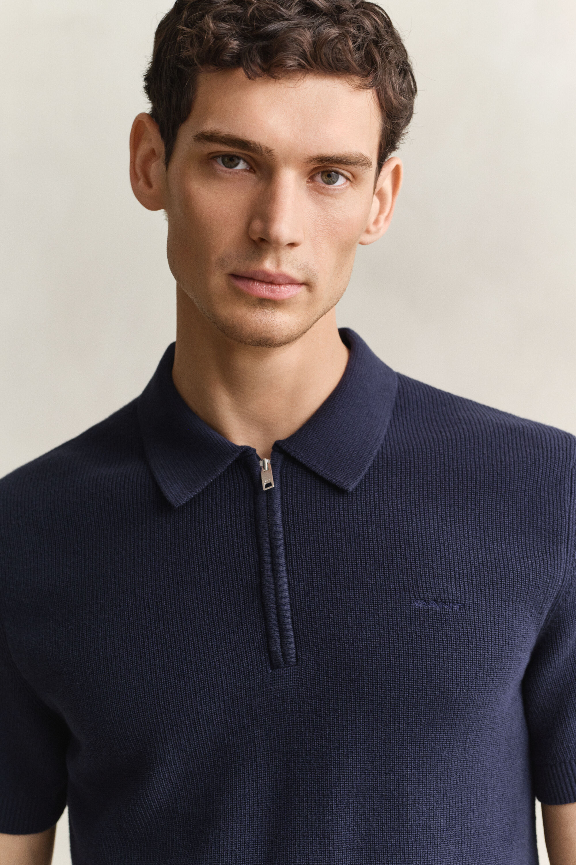 Polo in cotone a coste