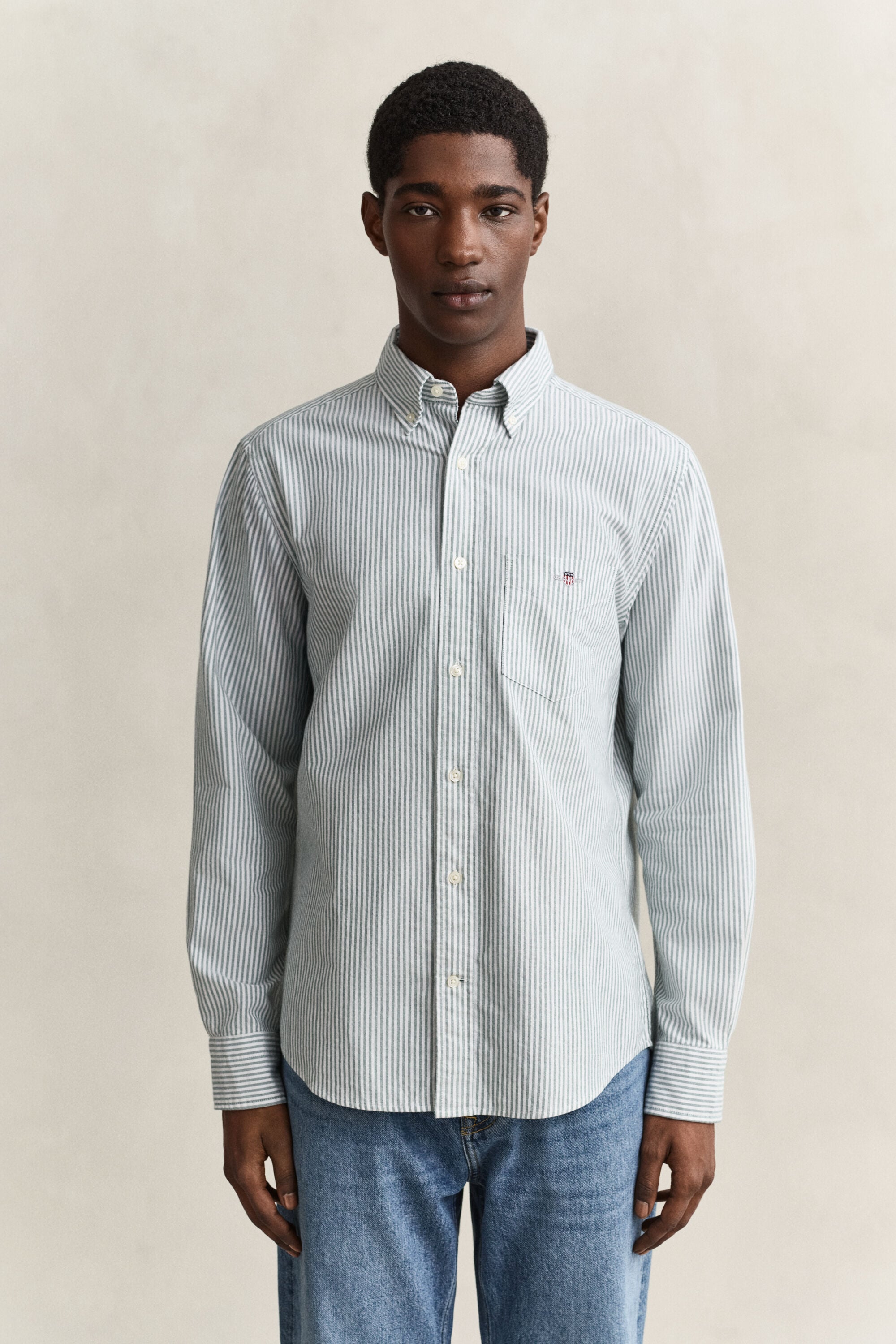 Camicia Oxford a righe Classic regular